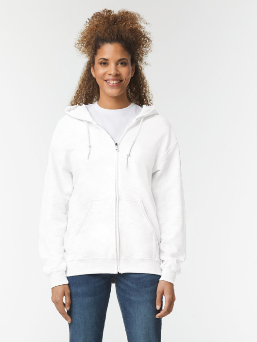 GD58 18600 Heavy Full Zip Hooded Sweat image 2