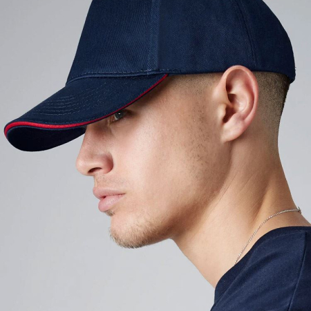 B15C Beechfield Ultimte Sandwich Peak Cap image 1