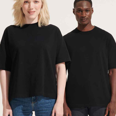 03806 SOL'S Boxy Oversized Organic T Shirt image 1