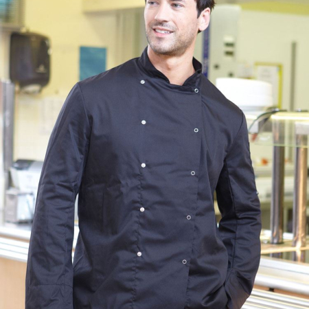 DD08C Economy Long Sleeve Chef's Jacket image 1
