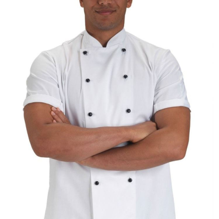 DD20S Lightweight Short Sleeve Chefs Jacket image 1