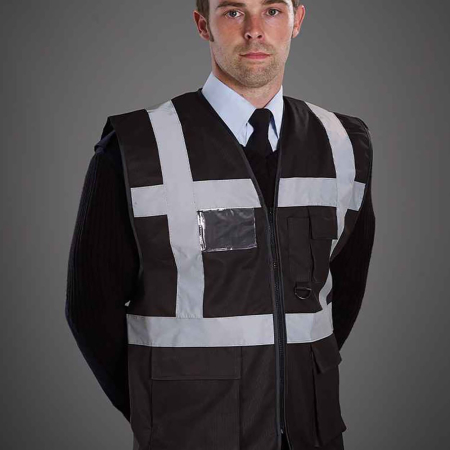 HVW801 Hi Vis Executive Waistcoat image 1