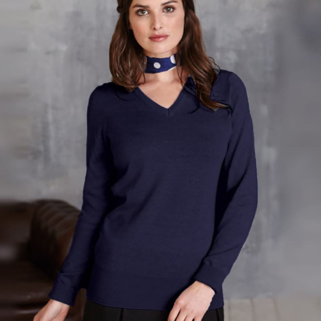 KB966 Womens' V Neck Jumper image 1