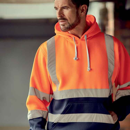 YK031 (HVK05) Yoko Hi Vis Pull Over Hoodie image 1