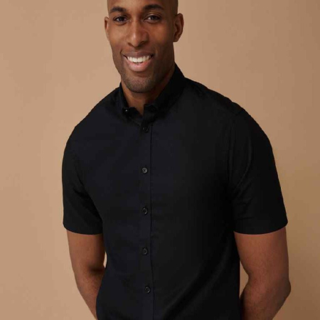 H517S Short Sleeve Slim Fit Oxford Shirt image 1