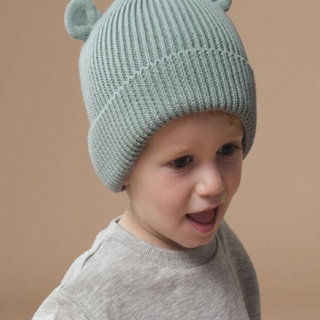 BB340A (B340A) Organic Baby Bear Beanie image 1