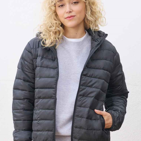 04445 Lds Stream Jkt SOL'S Ladies Stream Hooded Jacket image 1