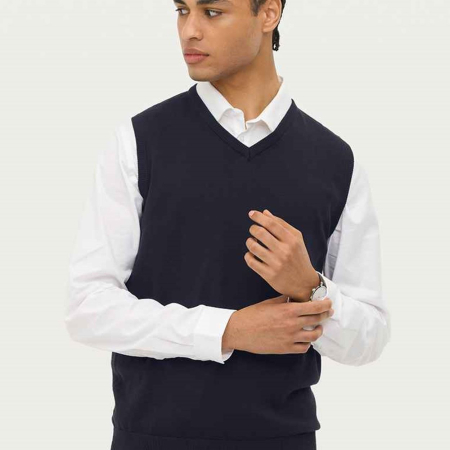 10591 Gentlemen SOL'S Unisex Gentlemen Sleeveless Cotton Acrylic V Neck Sweater image 1