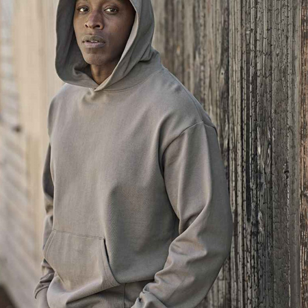 T5162 5162 Tee Jays Unlabeled Heavy Loose Fit Hooded Sweatshirt image 1