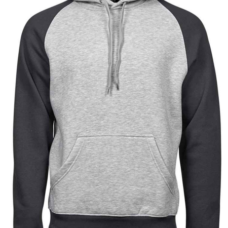 T5432 5432 Tee Jays Two Tone Raglan Hooded Sweatshirt image 1