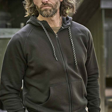 T5435 5435 Tee Jays Fashion Zip Hooded Sweatshirt image 1